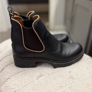 Coach lory studded ankle boot